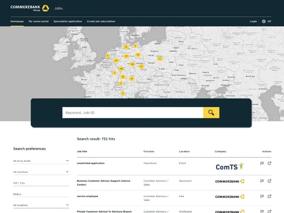 Reference Commerzbank jobboard
