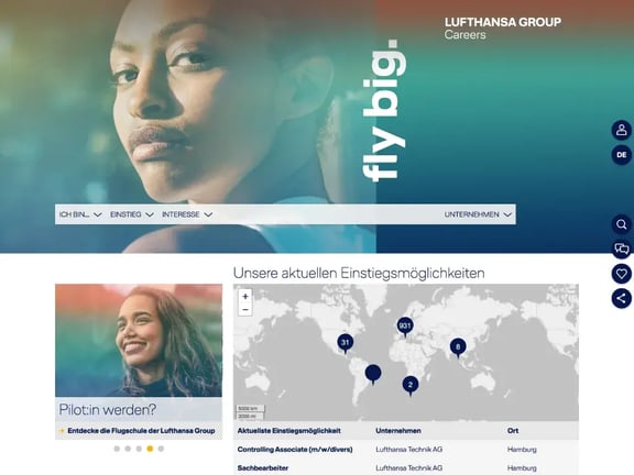 Referenz Lufthansa Stellenmarkt